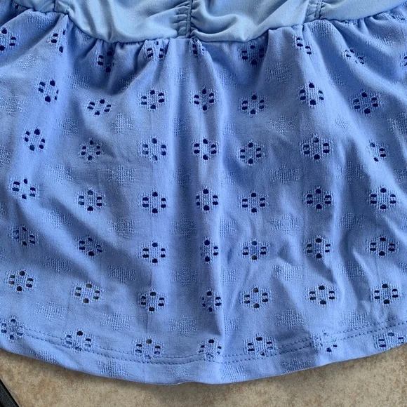 Justice Light Blue Ruffle Top - Picture 7 of 12